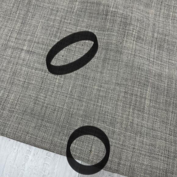 Jones New York Gray Lined 100% Wool Fitted Straight Knee Length Work Skirt 10 - Picture 3 of 10